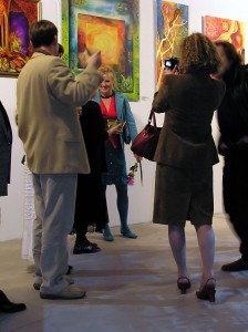 2004 wystawa  COLOR- FICTION  Eva Chełmecka i Katarzyna Kucharska, Marszałkowska Office Center, Warszawa